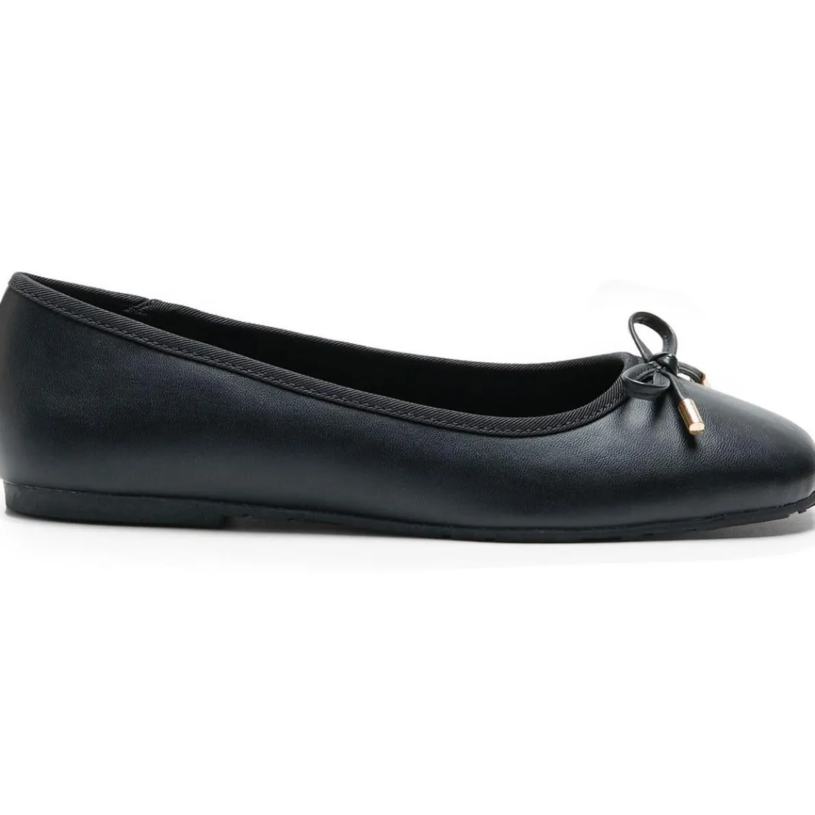 Elstree Faux Leather Slip On Ballet Flats