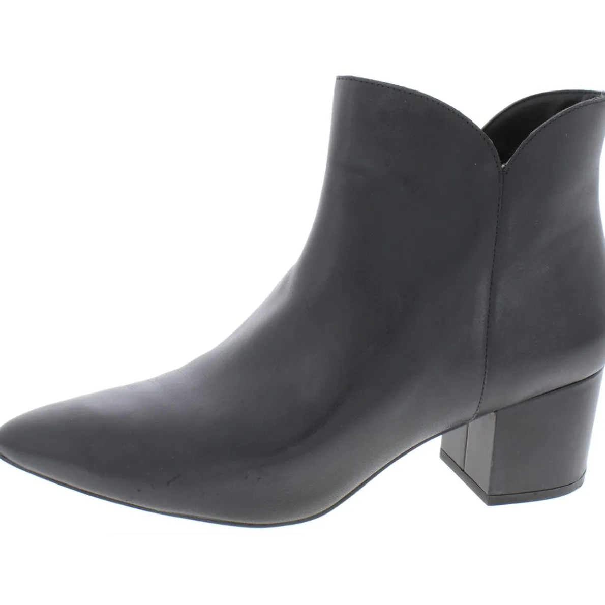 Elyse Leather Pointed Toe Booties