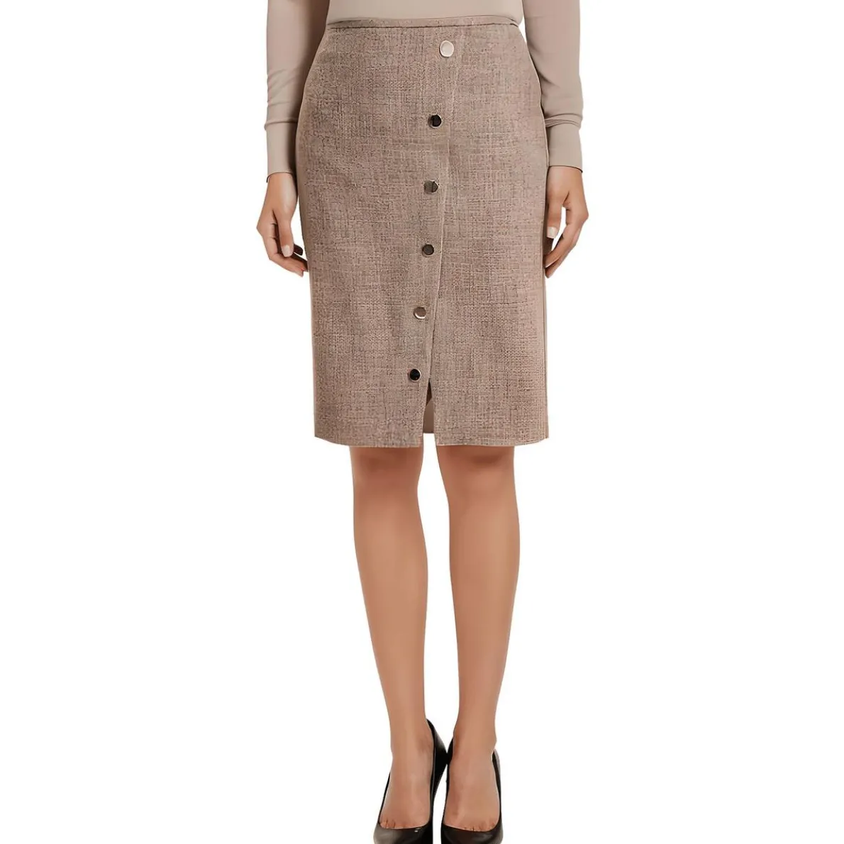Embellished Midi Skirt