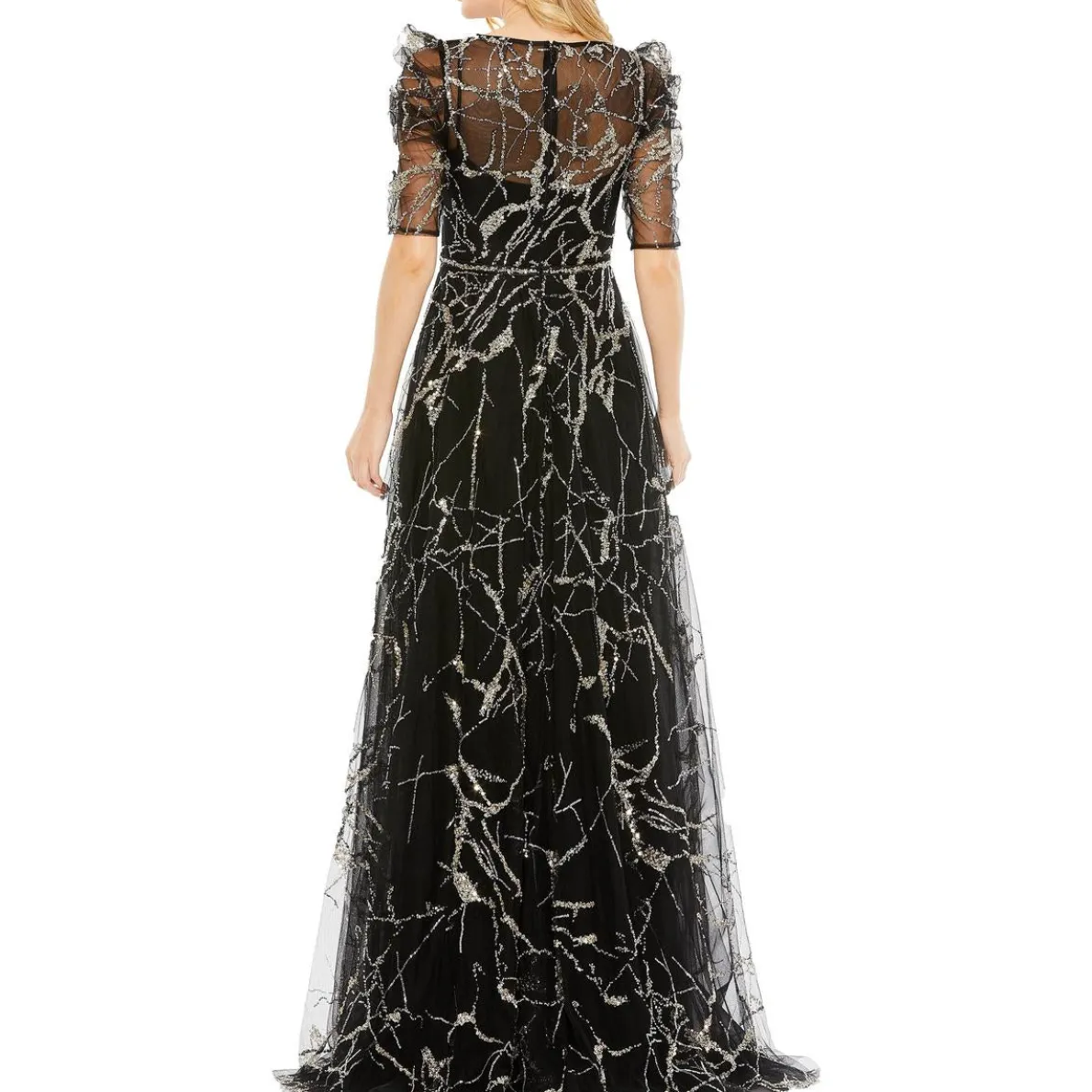 Embellished Formal Evening Dress