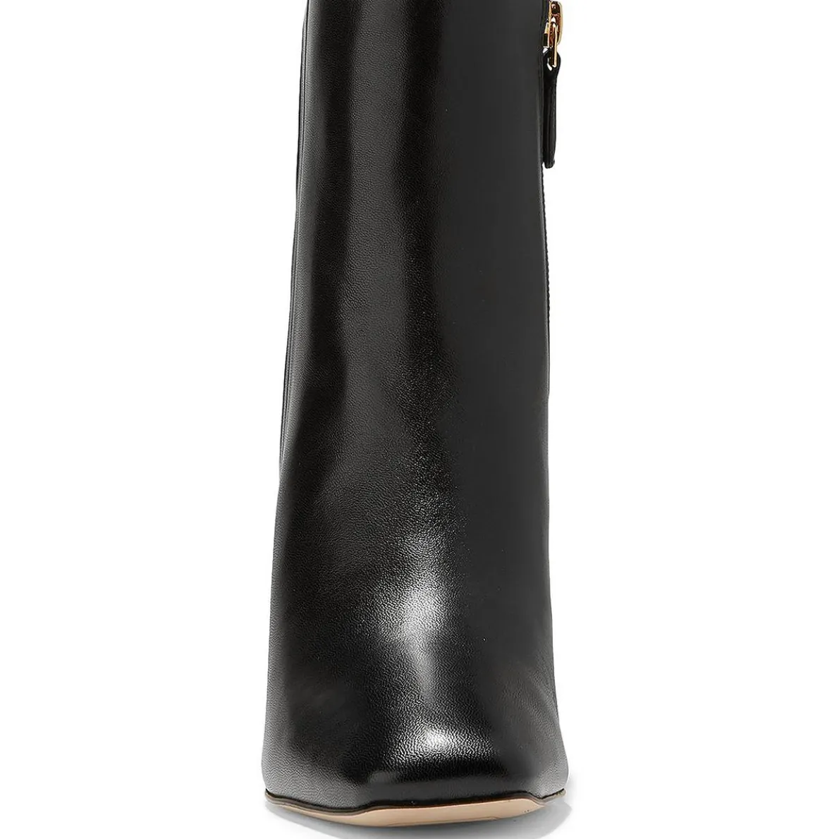 Chrystie Leather Square Toe Mid-Calf Boots