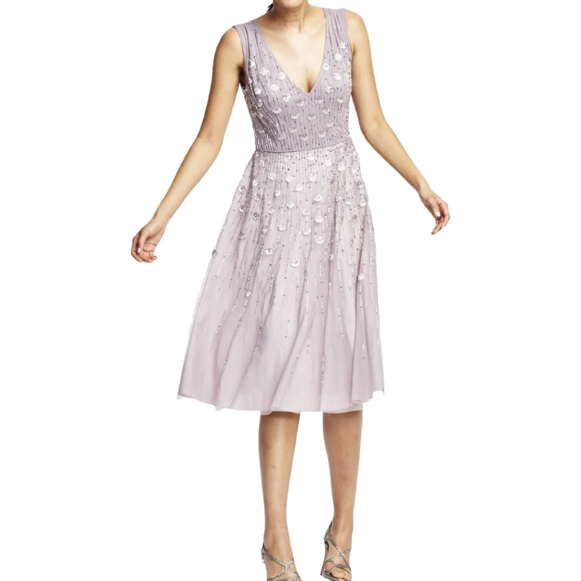 Beaded Mini Cocktail and Party Dress