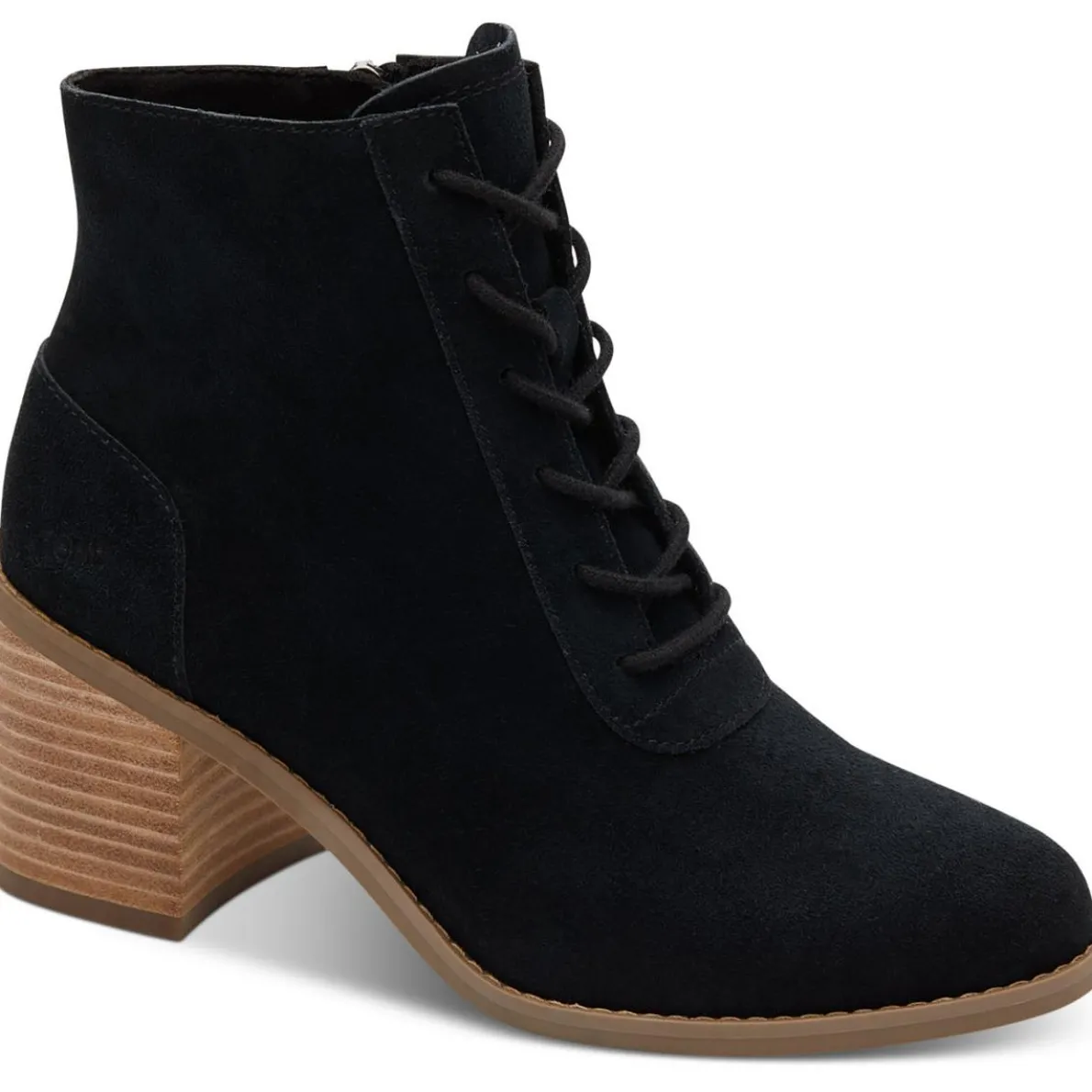 Evelyn Lace Up Lace Up Suede Ankle Boots