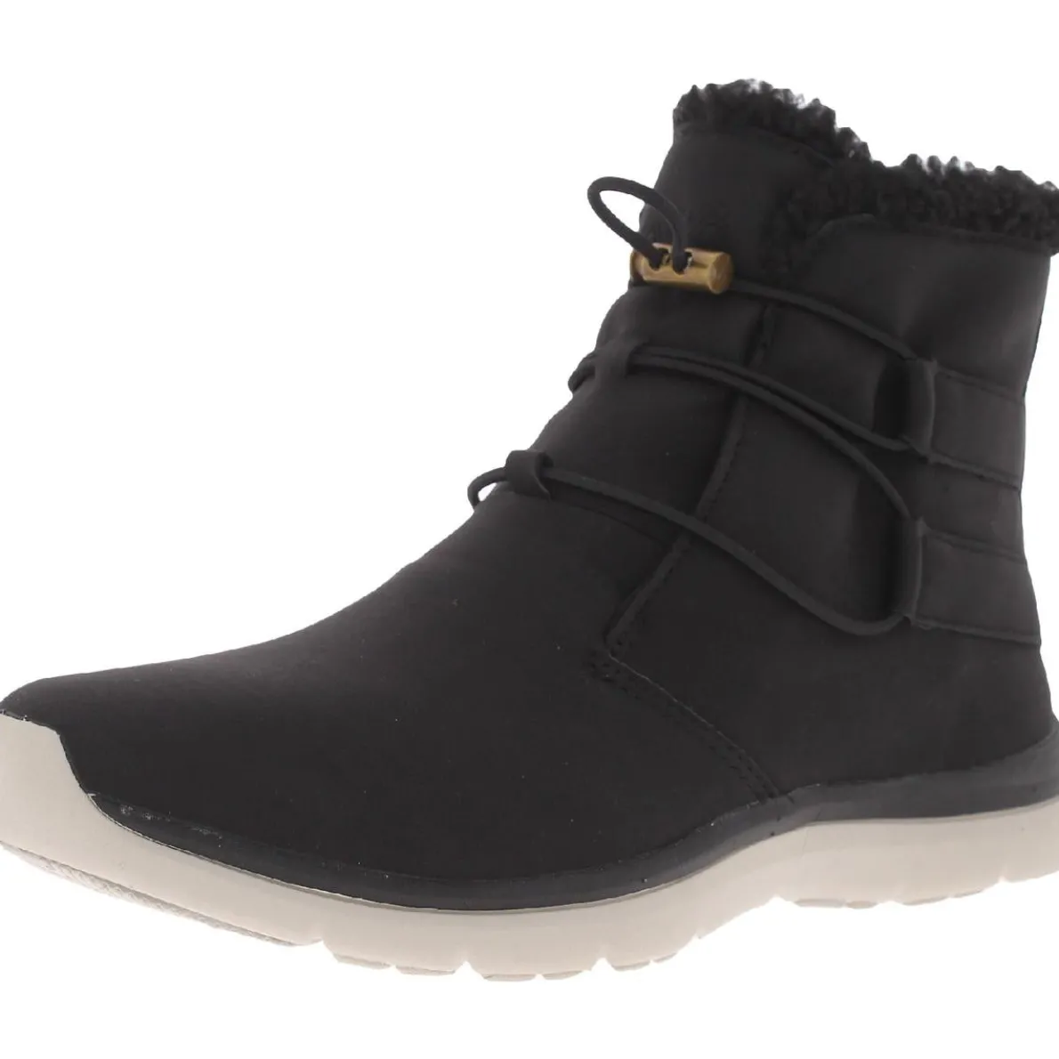 Evie Faux Fur Round Toe Mid-Calf Boots