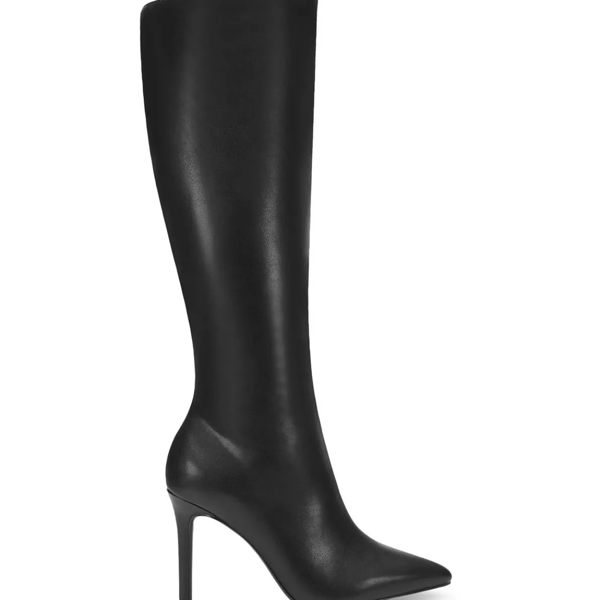 Extra Wide Calf Faux Leather Knee-High Boots