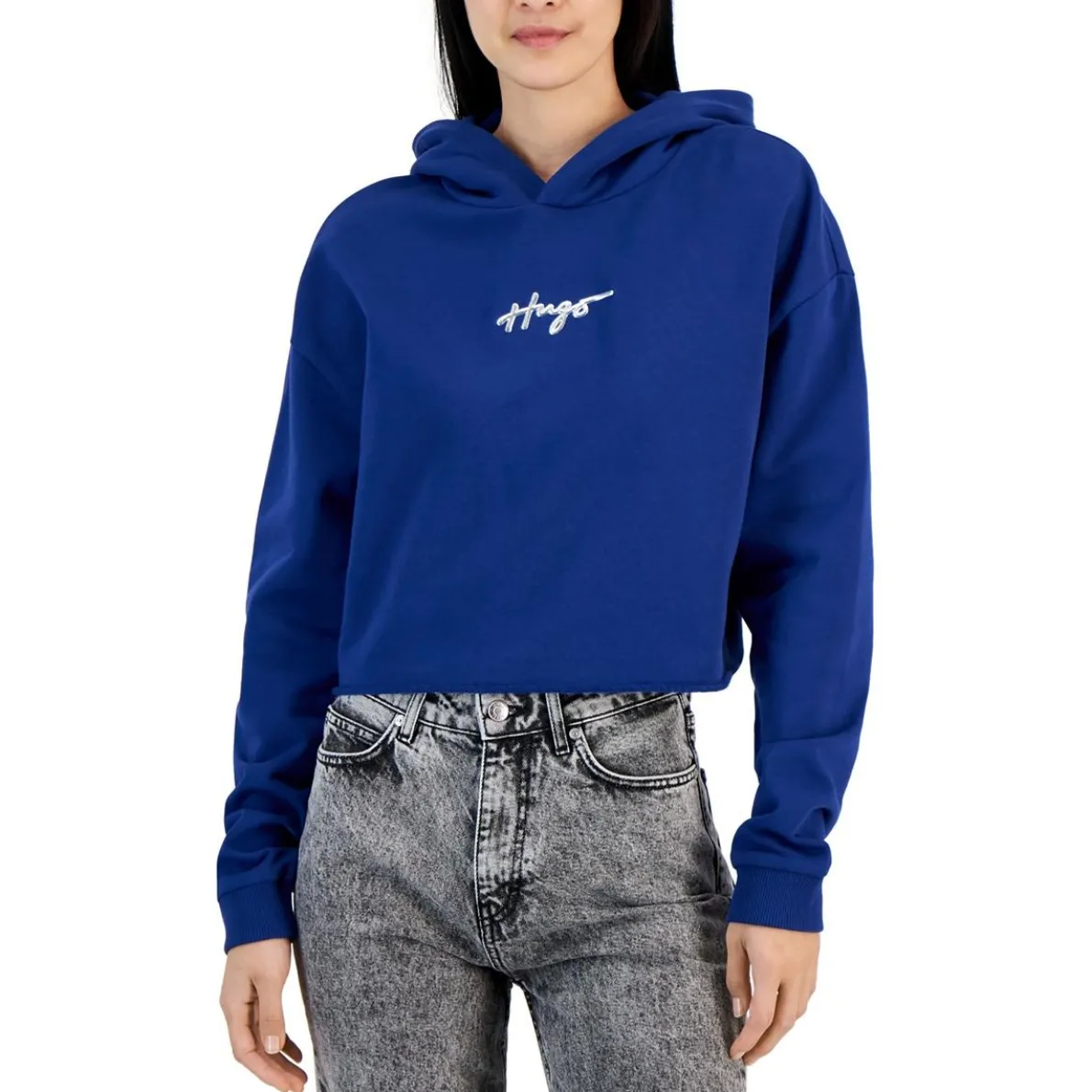 Crop Logo Hoodie