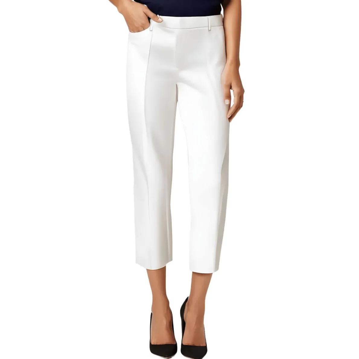 Comfort Waist Cropped Pants