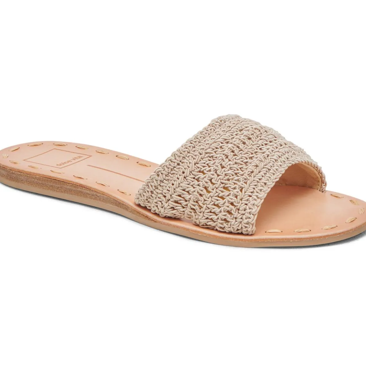 Dalon Solid Textured Slide Sandals