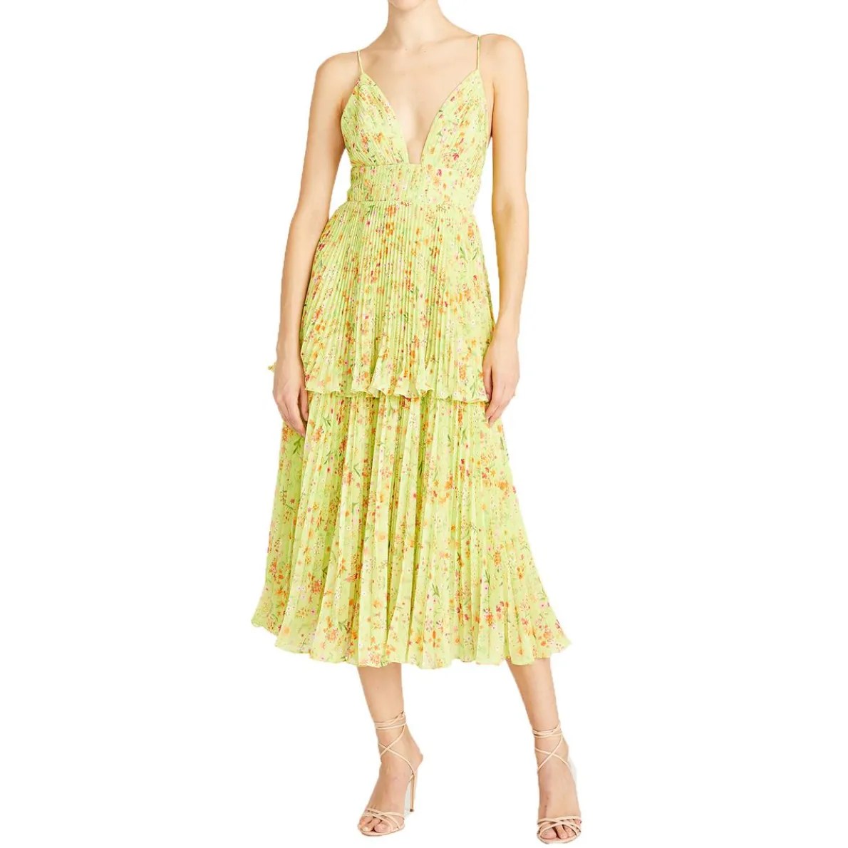 Tiered Recycled Cocktail And Party Dress