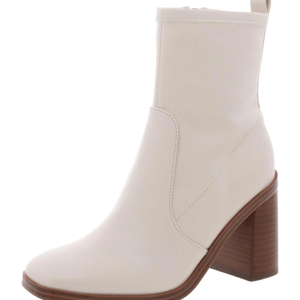 Fable Faux Leather Square Toe Ankle Boots