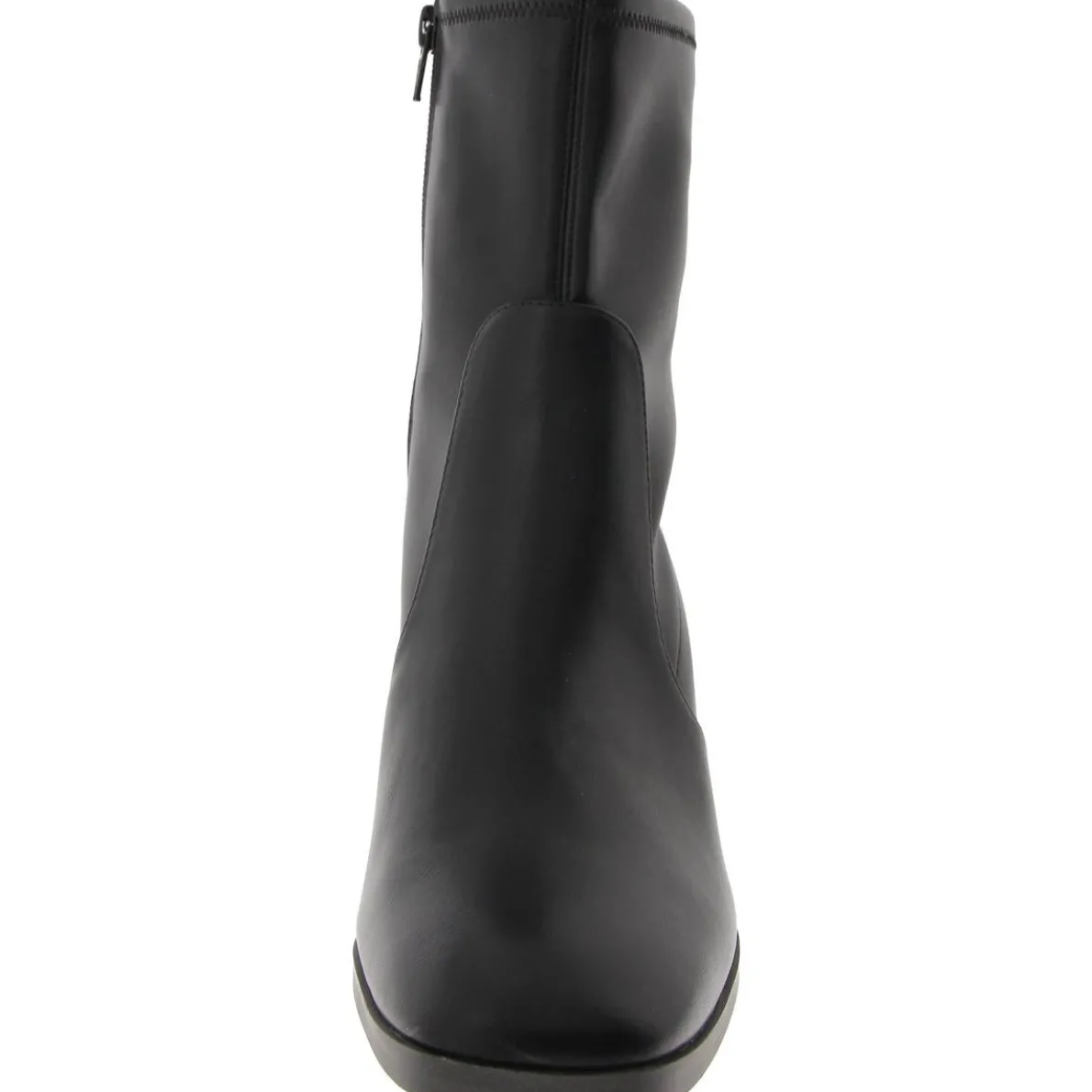 Fable Faux Leather Square Toe Ankle Boots