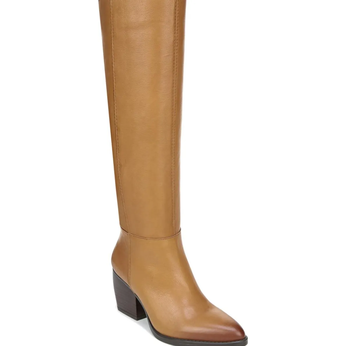 Fae Zipper Block Heel Knee-High Boots