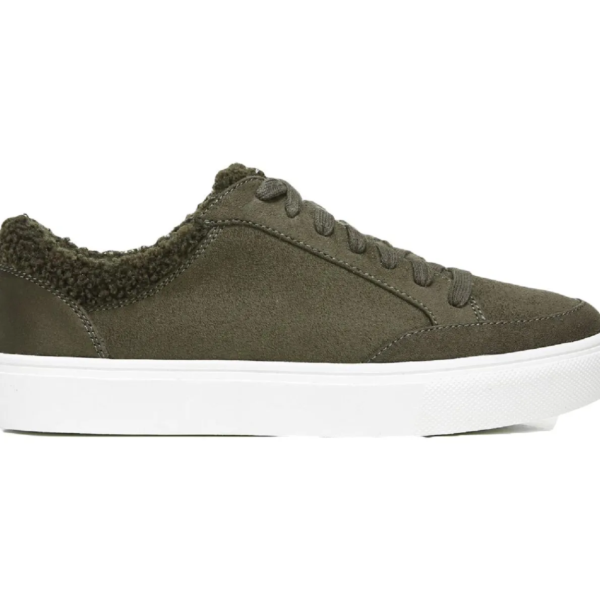 Dr. Scholl's Now Cozy Faux Fur Trim Low Top Slip On Sneakers
