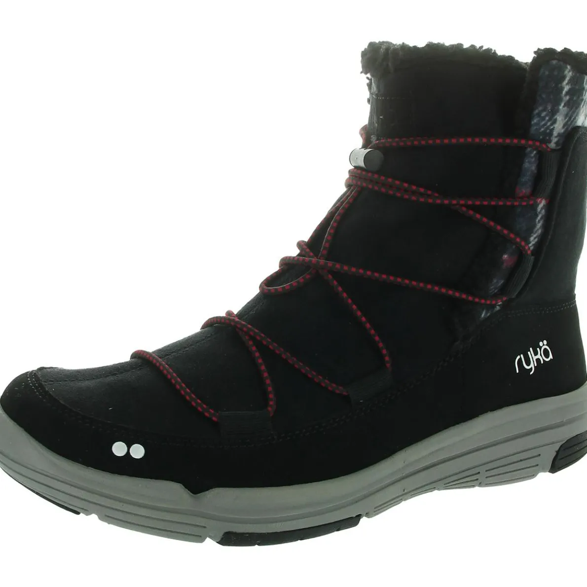 Faux Fur Lined Faux Suede Winter & Snow Boots