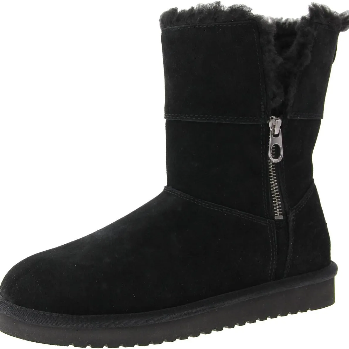 Faux Fur Lined Shearling Boots