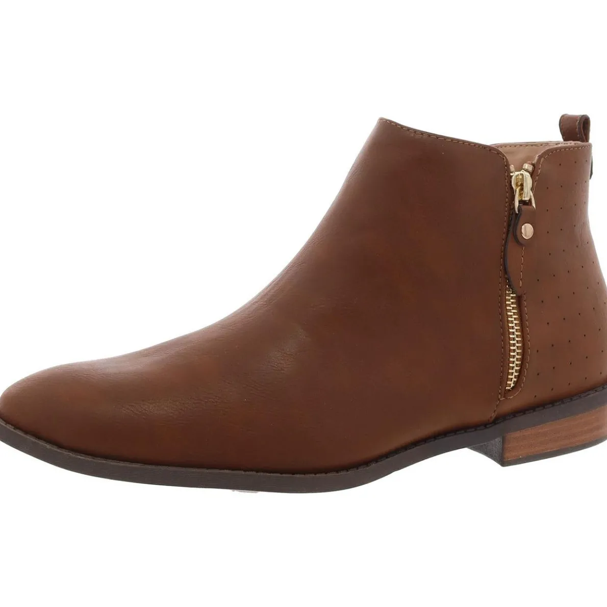 Faux Leather Comfort Insole Booties
