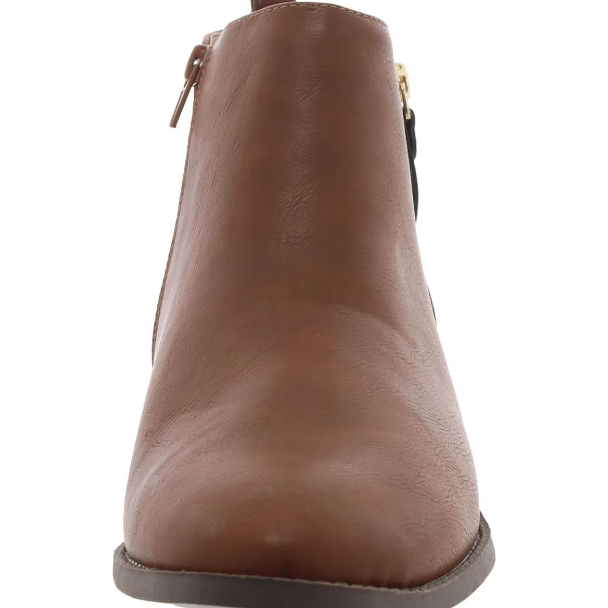 Faux Leather Comfort Insole Booties