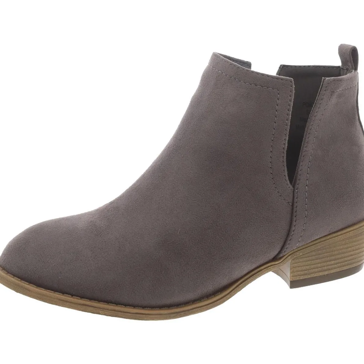 Faux Suede Padded Insole Booties