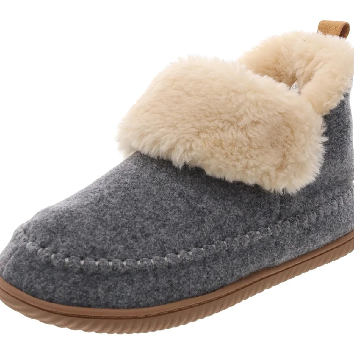 Faux Suede Slip On Booties