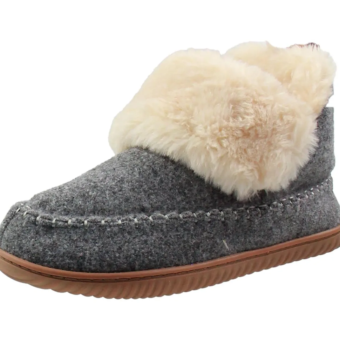 Faux Suede Slip On Booties