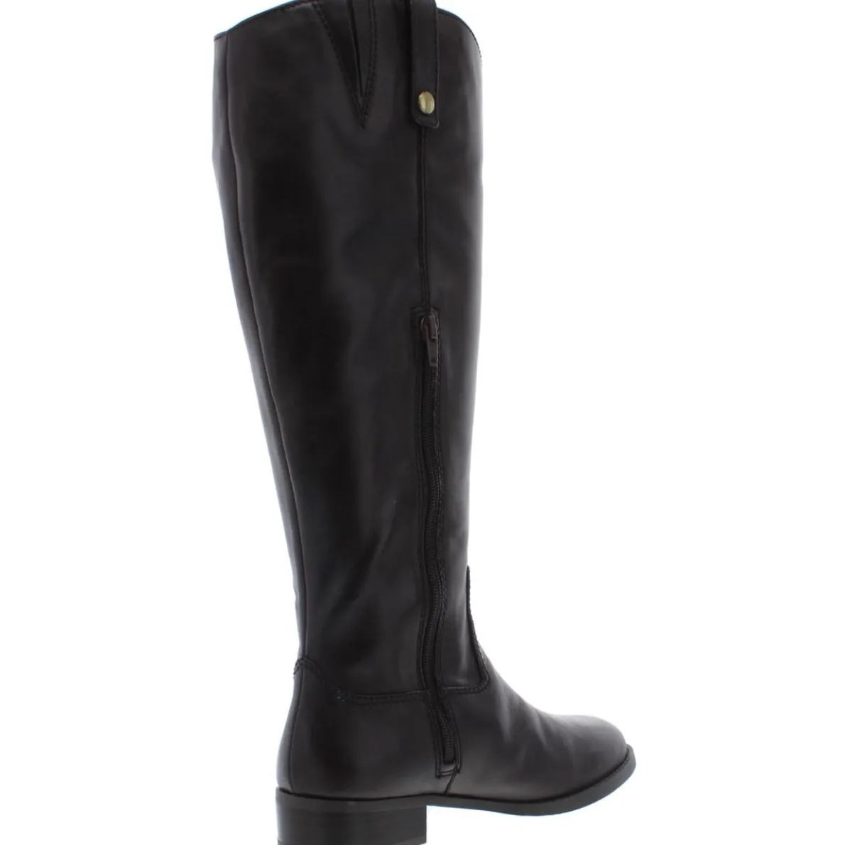 Fawne Leather Wide Calf Riding Boots