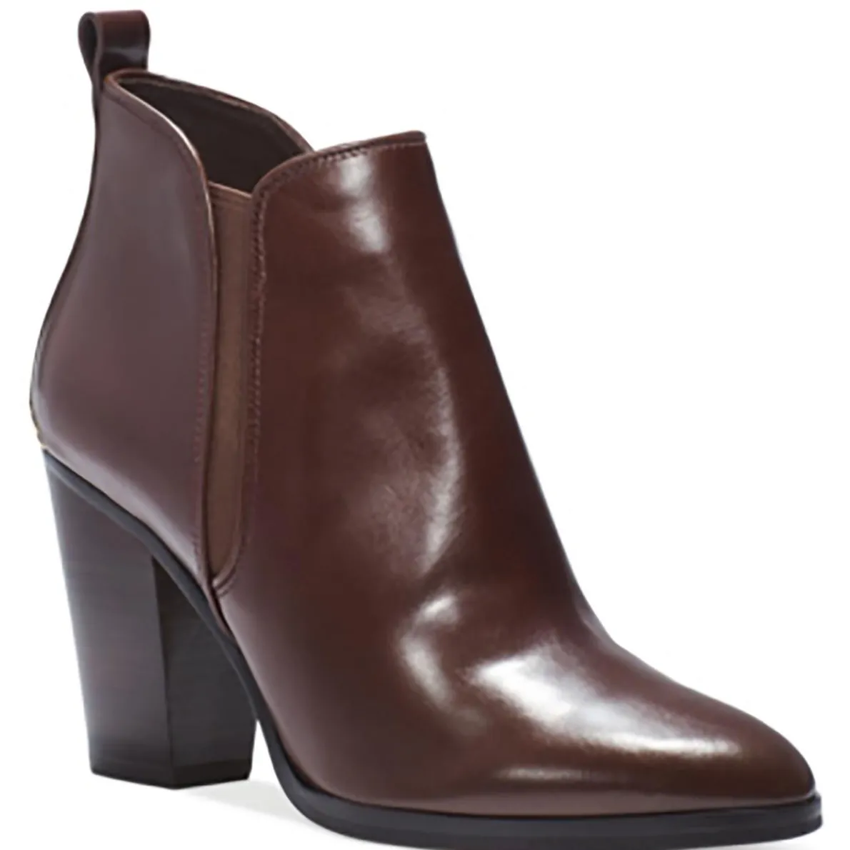 40F4BDHE5L Solid Leather Ankle Boots