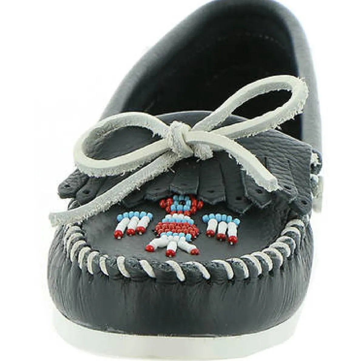 Thunderbird Bow Slip On Moccasins