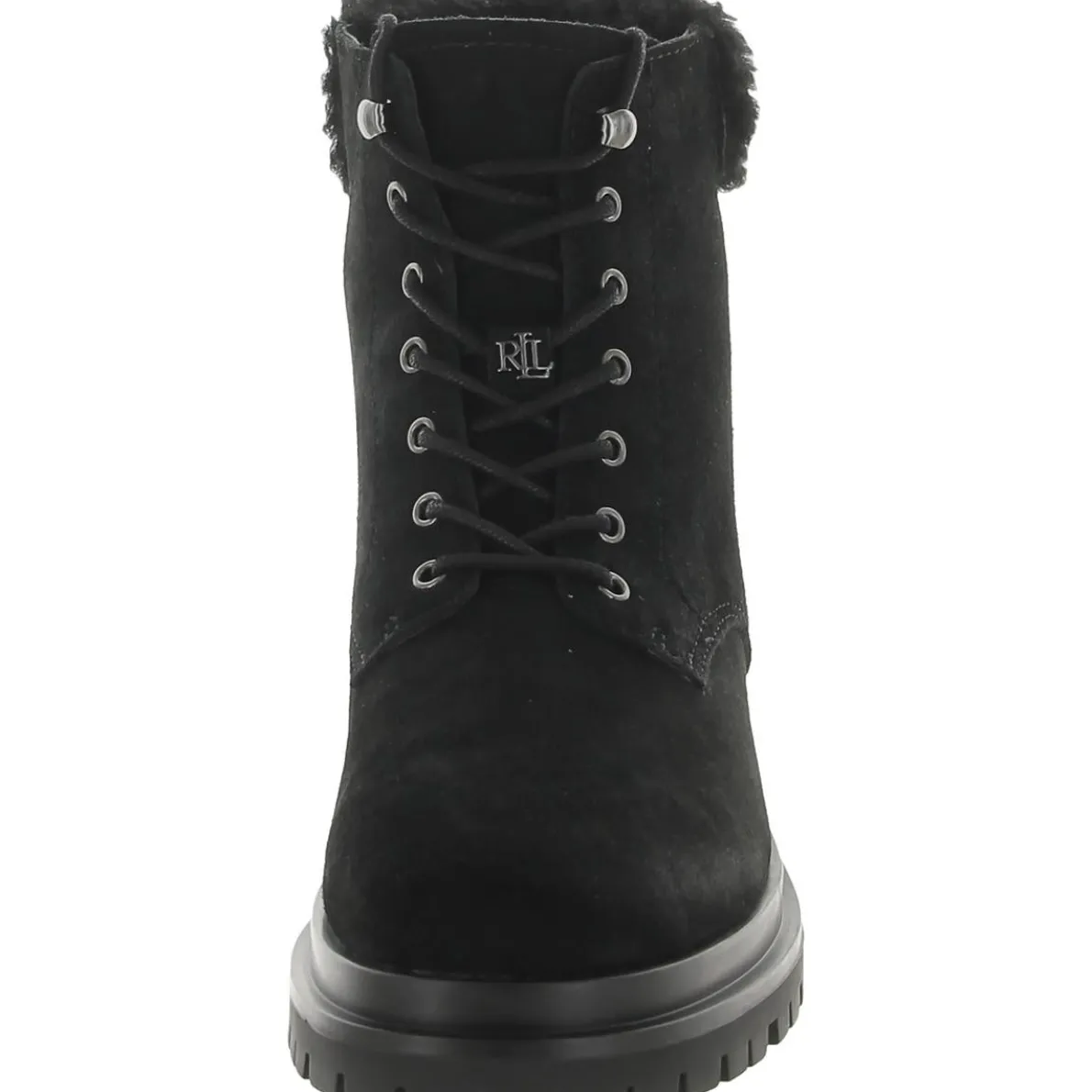 Carlee Lugged Sole Ankle Combat & Lace-up Boots
