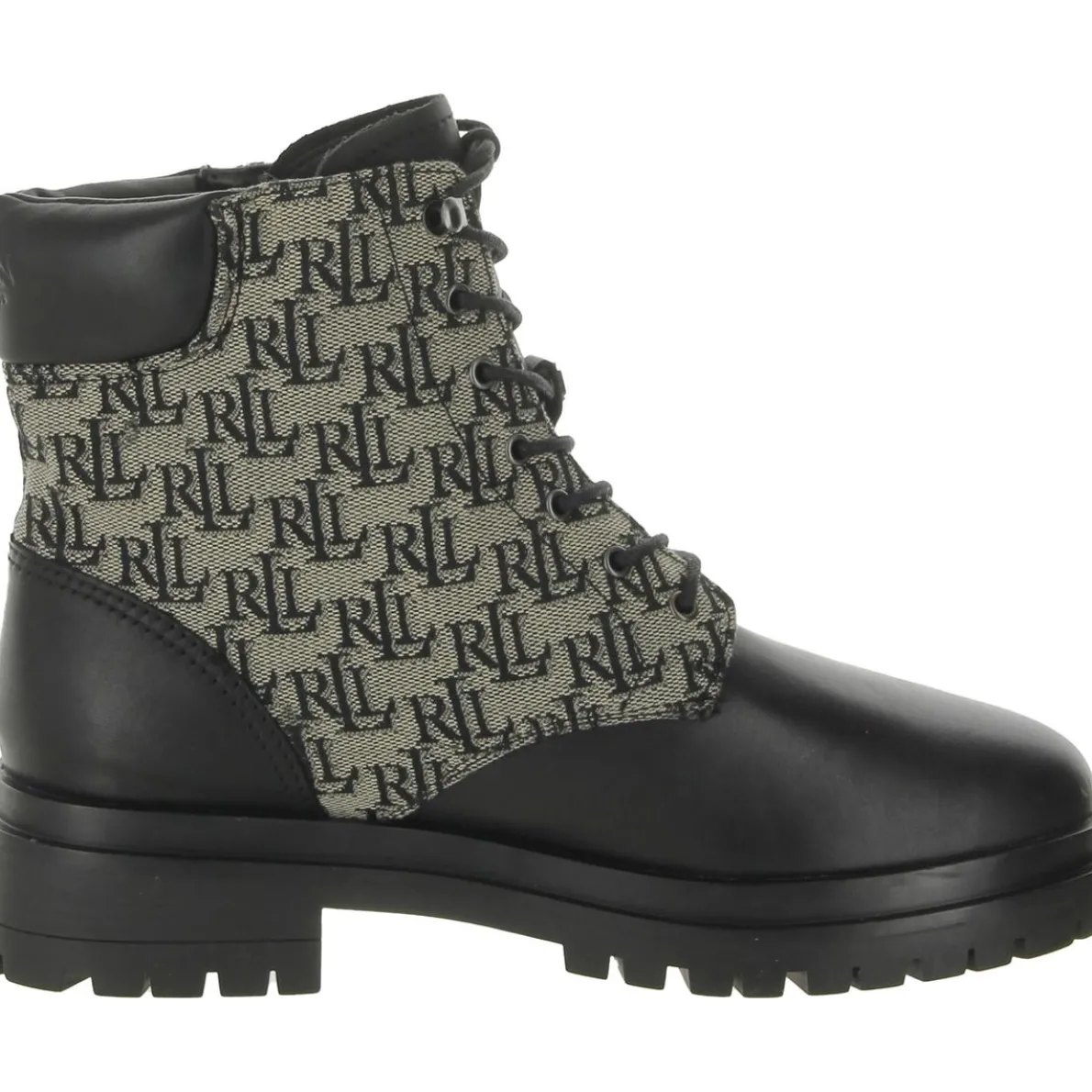 Carlee Lugged Sole Ankle Combat & Lace-up Boots