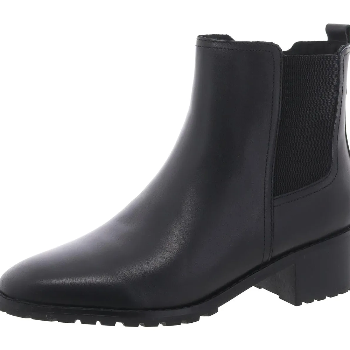 Fedra Zipper Leather Booties