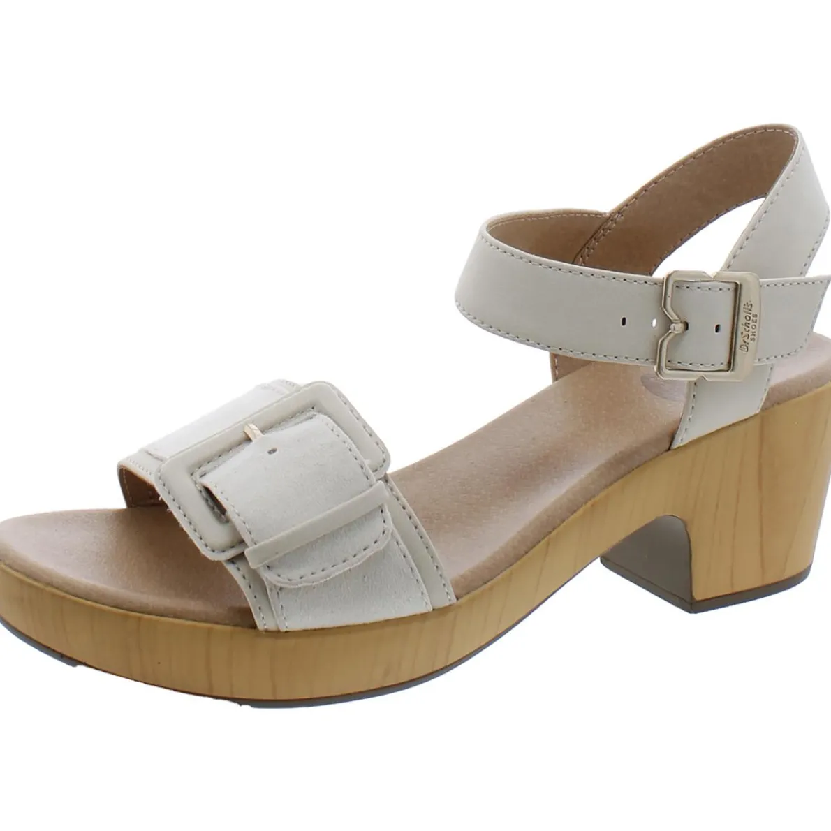 Felicity Too Mixed Media Clog Ankle Strap
