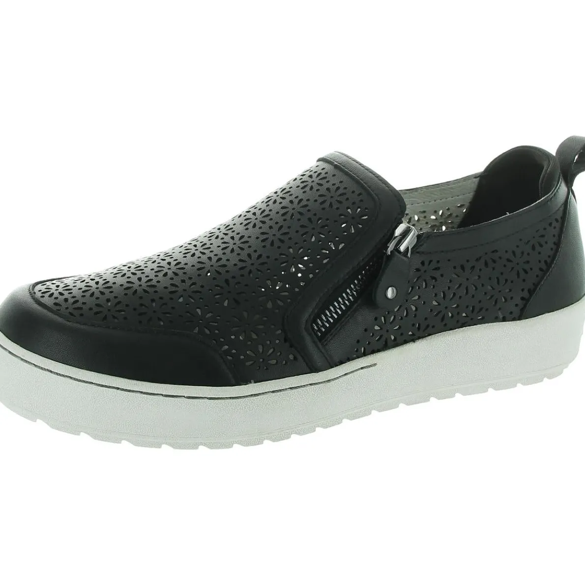 Cushioned Footbed Leather Casual And Fashion Sneakers