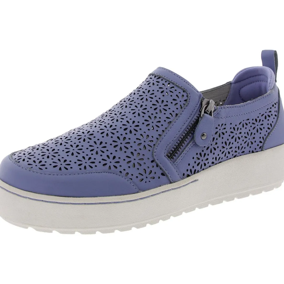 Cushioned Footbed Leather Casual And Fashion Sneakers