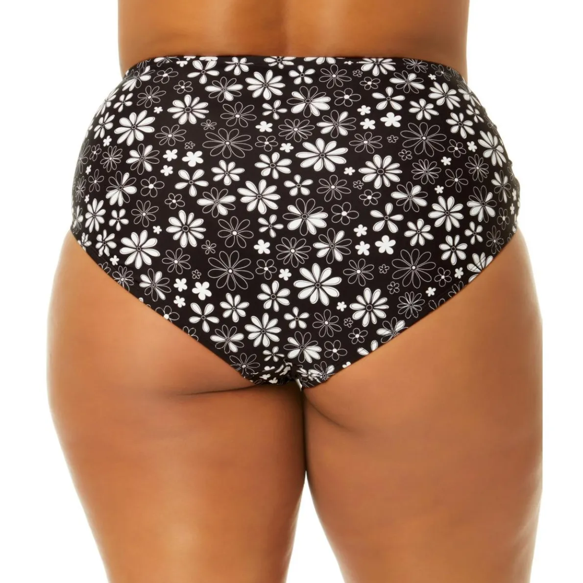 Floral High-Waisted Swim Bottom Separates
