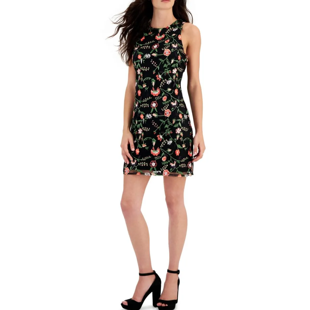 Floral Mini Cocktail And Party Dress