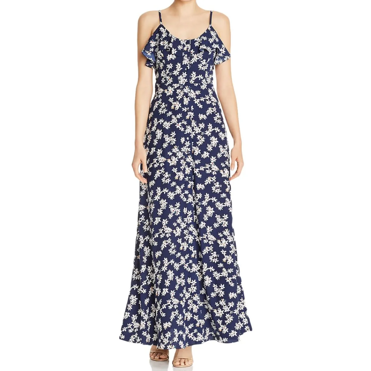 Floral Ruffled Maxi Dress