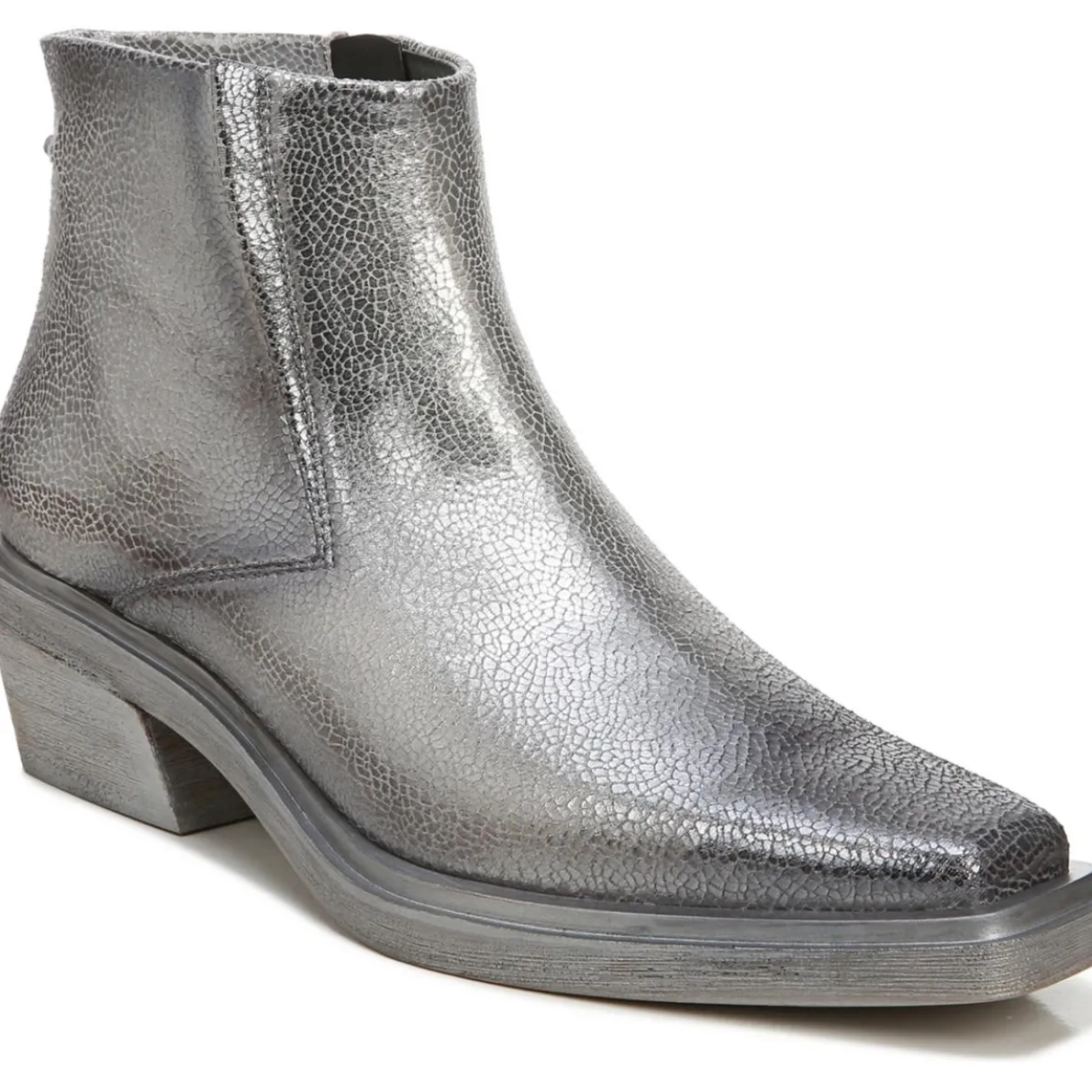 Forta Faux Leather Square Toe Ankle Boots