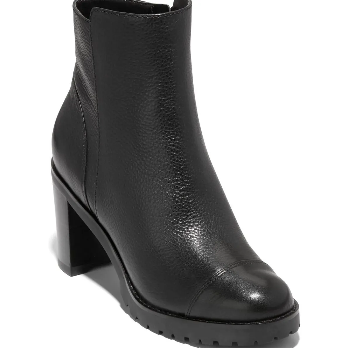 Foster Leather Ankle Booties