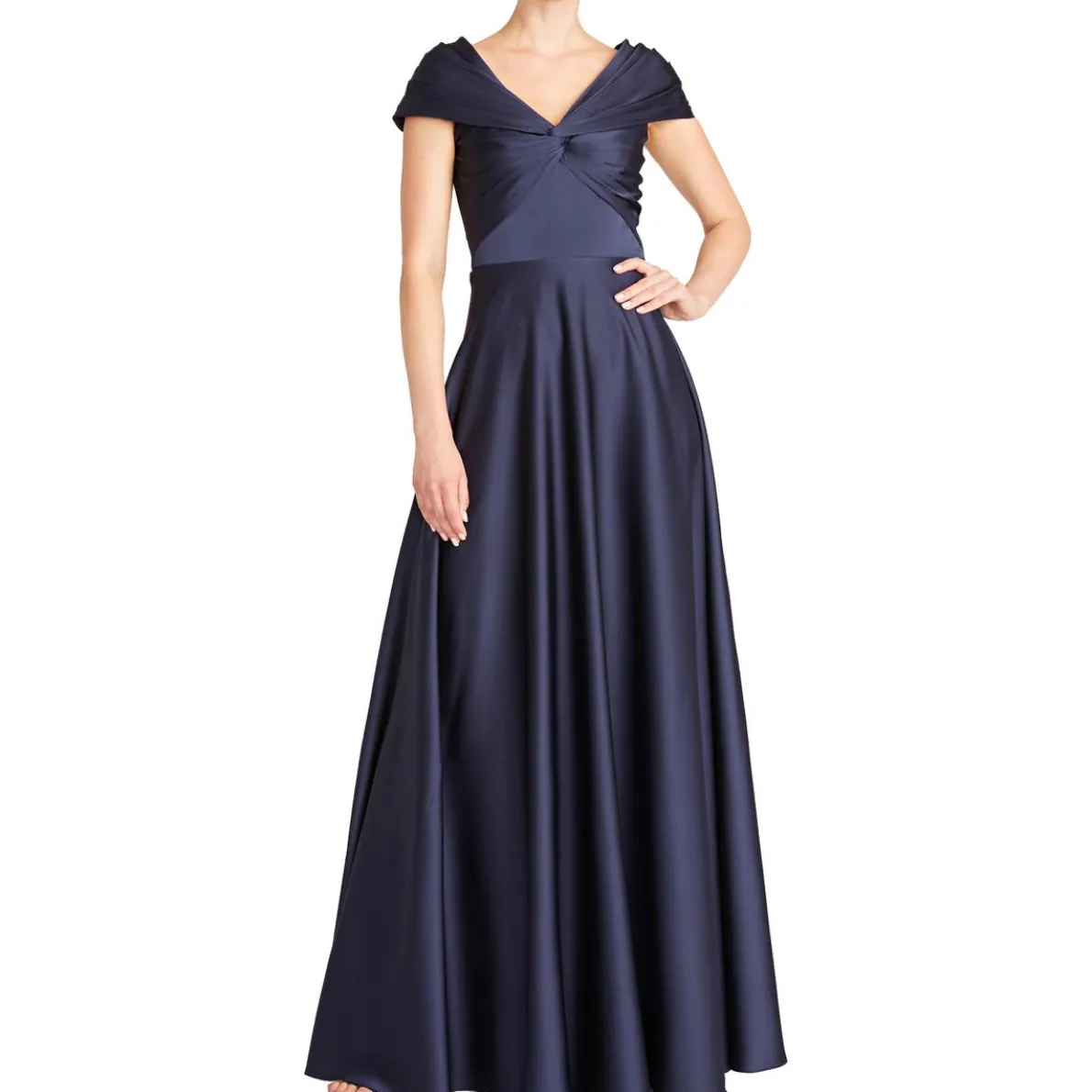 Francesca Pleated Evening Dress