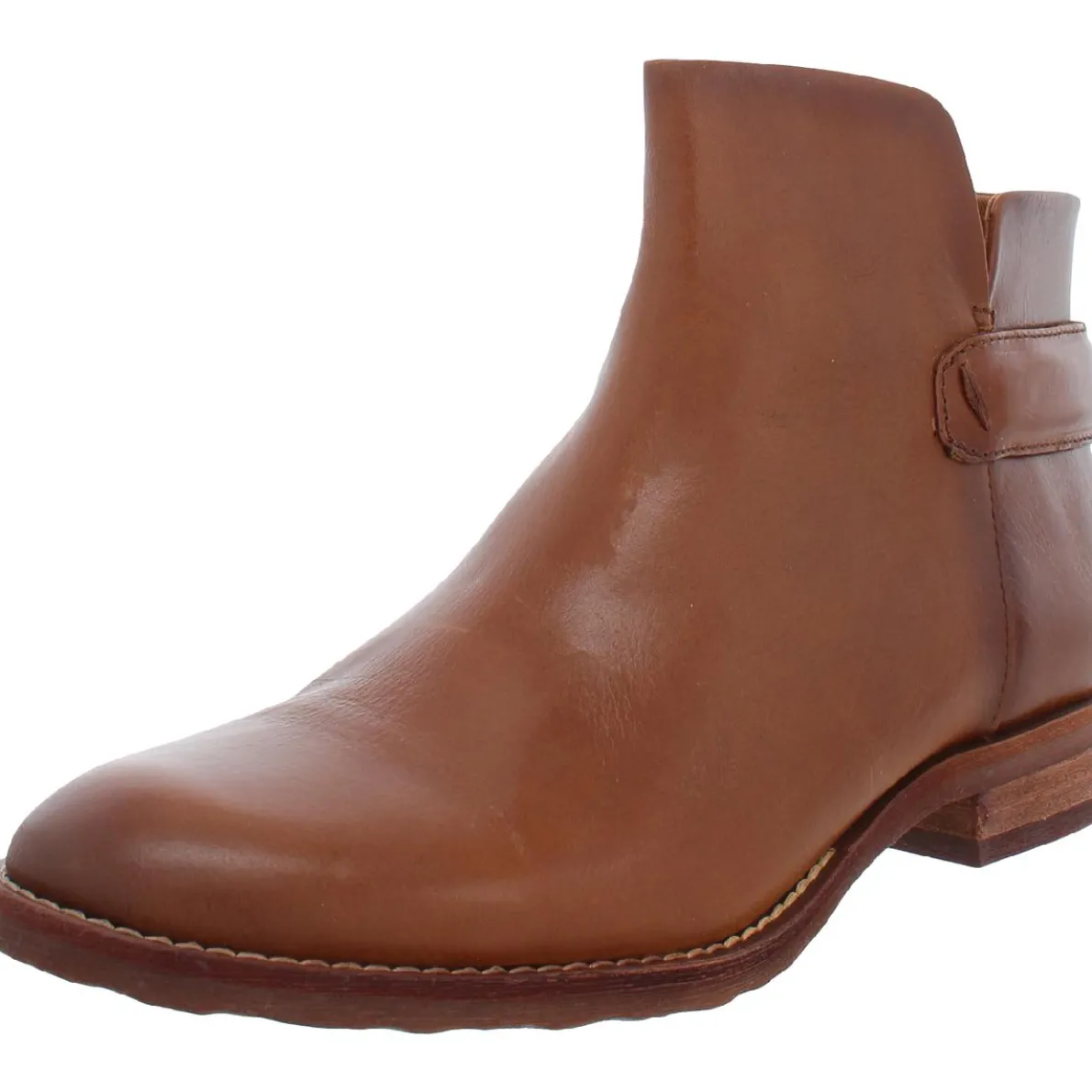 Franco Sarto Lara Leather Flat Ankle Boots