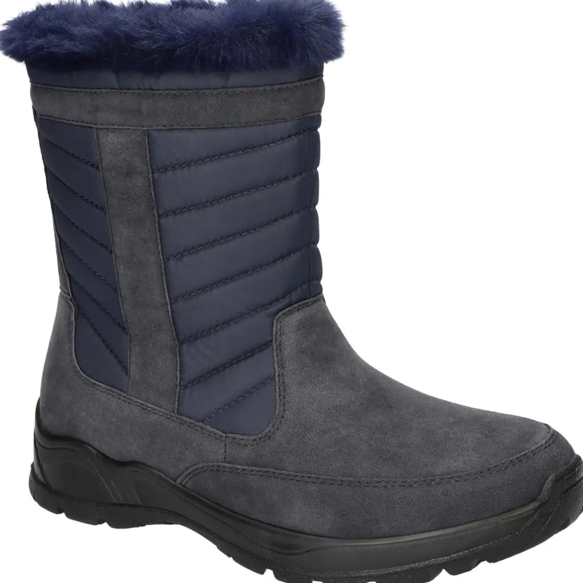 FRAZER Faux Fur Lined Zipper Winter & Snow Boots