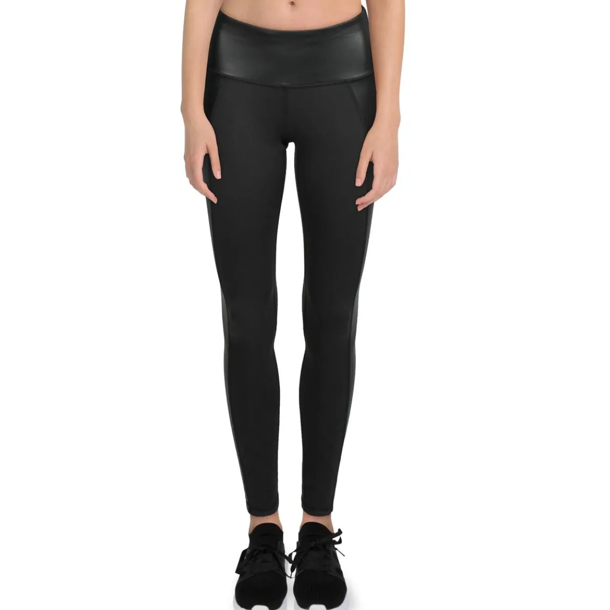 French Terry Slim Fit Full Length Elastic Waist Legging