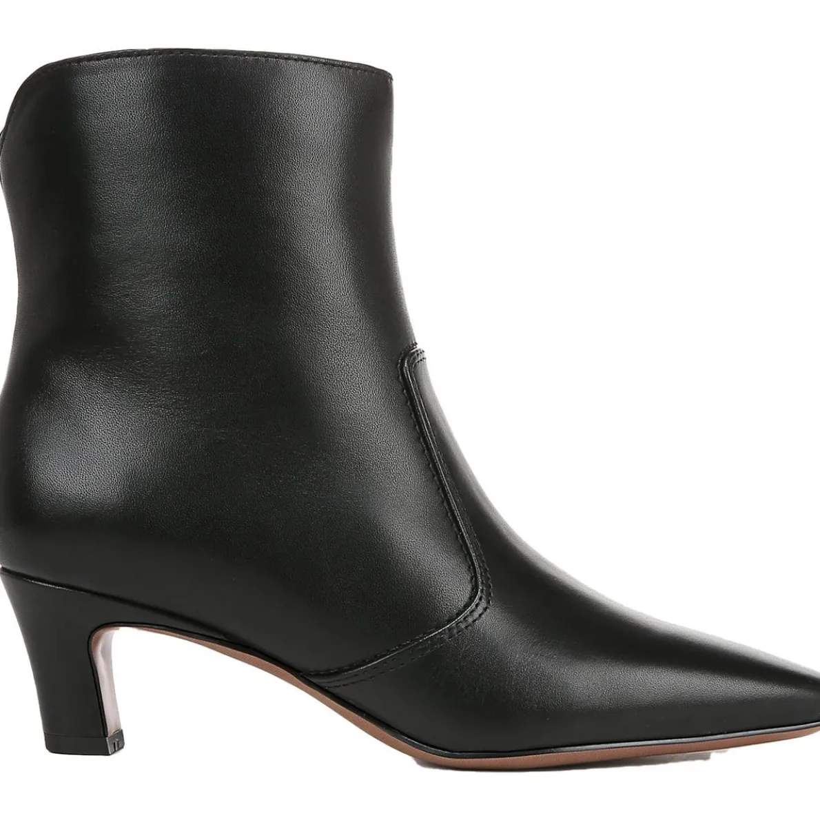 Alexandria Zipper Leather Booties
