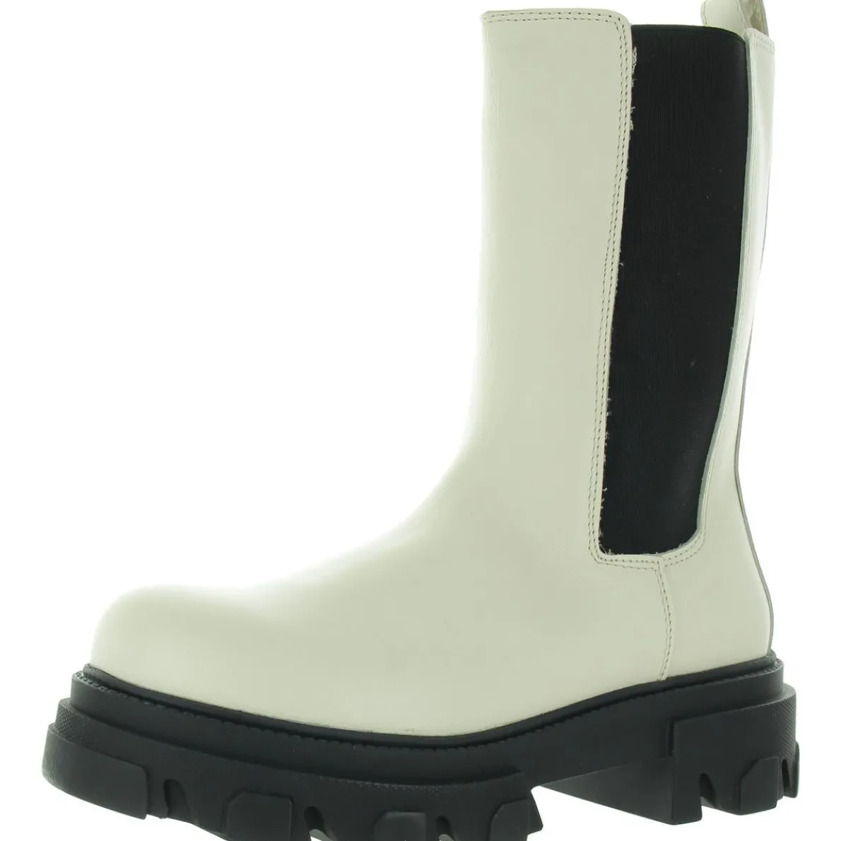 Echoe Platform Leather Chelsea Boots