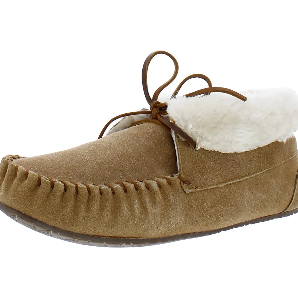 Cabin Suede Loungewear Bootie Slippers