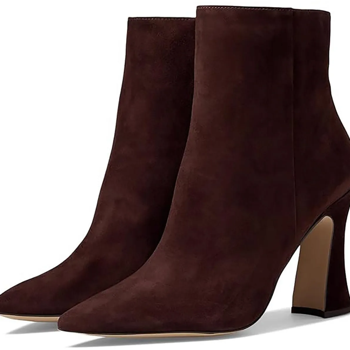 Carter Zipper Suede Booties