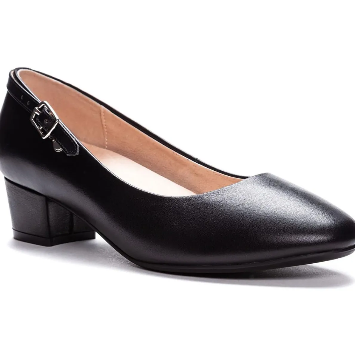 Zuri Leather Slip On Pumps