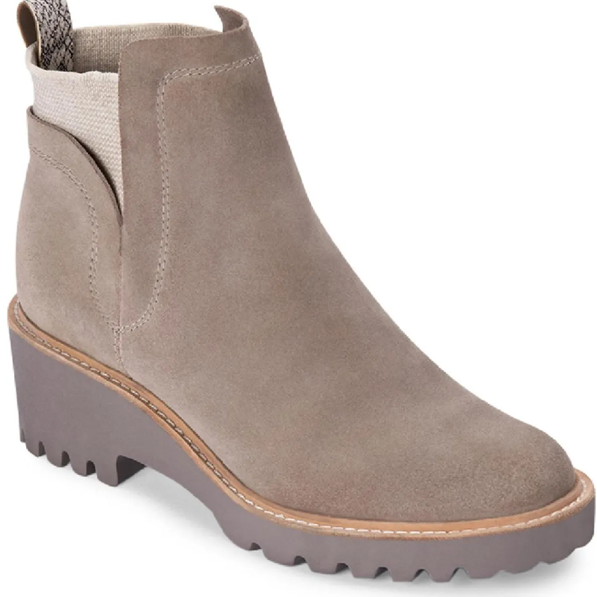 Huey Lugged Sole Lug Sole Ankle Boots