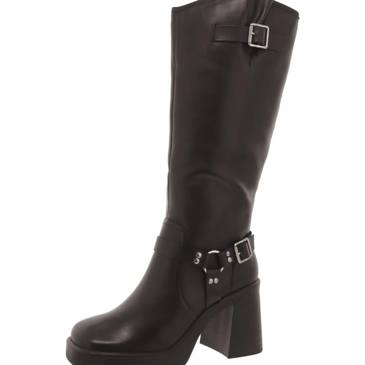 Francine Leather Knee-High Boots
