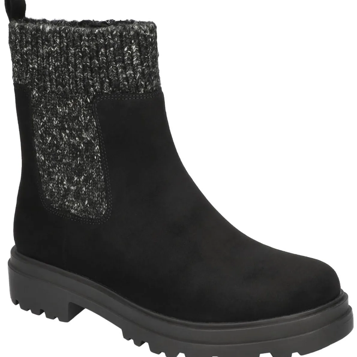 Gable Suede Round Toe Booties